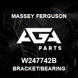 W247742B Massey Ferguson BRACKET/BEARING | AGA Parts