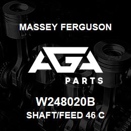 W248020B Massey Ferguson SHAFT/FEED 46 C | AGA Parts