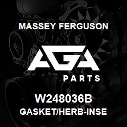 W248036B Massey Ferguson GASKET/HERB-INSE | AGA Parts