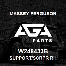 W248433B Massey Ferguson SUPPORT/SCRPR RH | AGA Parts