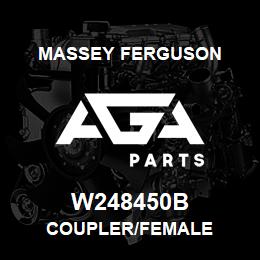 W248450B Massey Ferguson COUPLER/FEMALE | AGA Parts