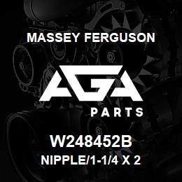 W248452B Massey Ferguson NIPPLE/1-1/4 X 2 | AGA Parts