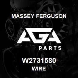 W2731580 Massey Ferguson WIRE | AGA Parts