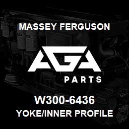 W300-6436 Massey Ferguson YOKE/INNER PROFILE | AGA Parts