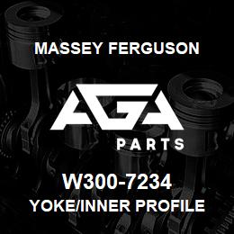 W300-7234 Massey Ferguson YOKE/INNER PROFILE | AGA Parts