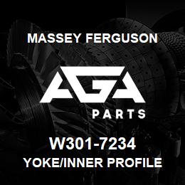 W301-7234 Massey Ferguson YOKE/INNER PROFILE | AGA Parts