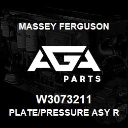 W3073211 Massey Ferguson PLATE/PRESSURE ASY REMAN | AGA Parts