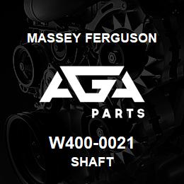 W400-0021 Massey Ferguson SHAFT | AGA Parts