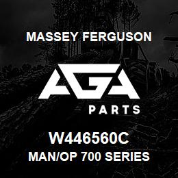 W446560C Massey Ferguson MAN/OP 700 SERIES | AGA Parts