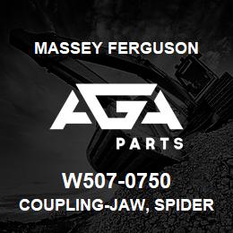 W507-0750 Massey Ferguson COUPLING-JAW, SPIDER SOL | AGA Parts