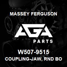 W507-9515 Massey Ferguson COUPLING-JAW, RND BORE 1 | AGA Parts