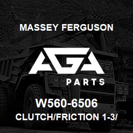 W560-6506 Massey Ferguson CLUTCH/FRICTION 1-3/8 X | AGA Parts