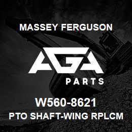 W560-8621 Massey Ferguson PTO SHAFT-WING RPLCMT CL | AGA Parts