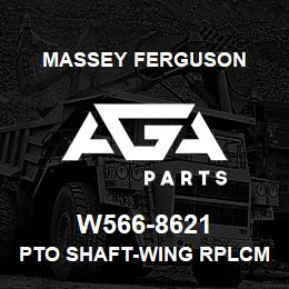 W566-8621 Massey Ferguson PTO SHAFT-WING RPLCMT CL | AGA Parts