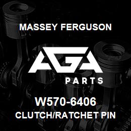 W570-6406 Massey Ferguson CLUTCH/RATCHET PIN | AGA Parts