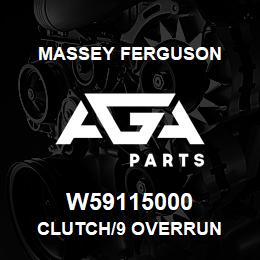 W59115000 Massey Ferguson CLUTCH/9 OVERRUN | AGA Parts