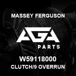 W59118000 Massey Ferguson CLUTCH/9 OVERRUN | AGA Parts