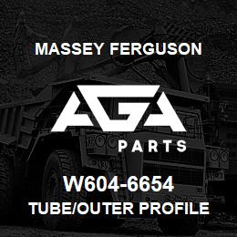 W604-6654 Massey Ferguson TUBE/OUTER PROFILE | AGA Parts