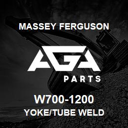 W700-1200 Massey Ferguson YOKE/TUBE WELD | AGA Parts