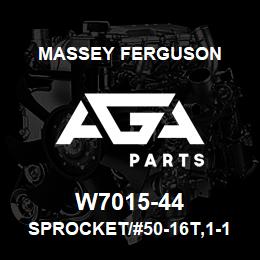 W7015-44 Massey Ferguson SPROCKET/#50-16T,1-1/4 I | AGA Parts