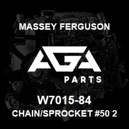 W7015-84 Massey Ferguson CHAIN/SPROCKET #50 29T 5 | AGA Parts