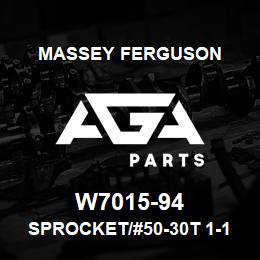 W7015-94 Massey Ferguson SPROCKET/#50-30T 1-1/4 I | AGA Parts