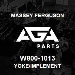 W800-1013 Massey Ferguson YOKE/IMPLEMENT | AGA Parts