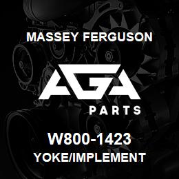 W800-1423 Massey Ferguson YOKE/IMPLEMENT | AGA Parts