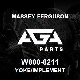 W800-8211 Massey Ferguson YOKE/IMPLEMENT | AGA Parts