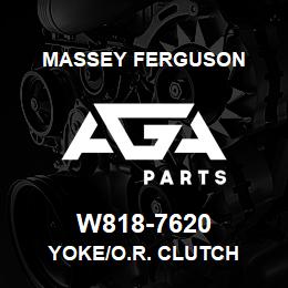 W818-7620 Massey Ferguson YOKE/O.R. CLUTCH | AGA Parts