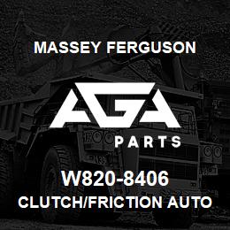 W820-8406 Massey Ferguson CLUTCH/FRICTION AUTO LOK | AGA Parts