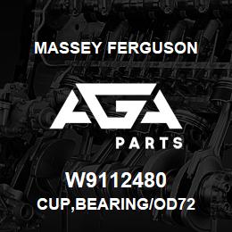 W9112480 Massey Ferguson CUP,BEARING/OD72 | AGA Parts