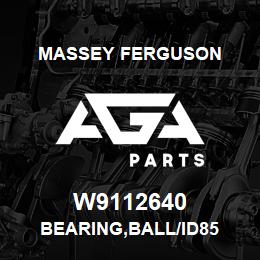 W9112640 Massey Ferguson BEARING,BALL/ID85 | AGA Parts