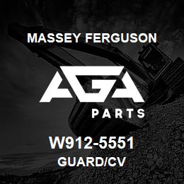 W912-5551 Massey Ferguson GUARD/CV | AGA Parts