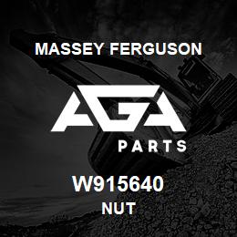 W915640 Massey Ferguson NUT | AGA Parts