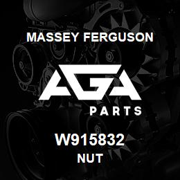 W915832 Massey Ferguson NUT | AGA Parts