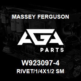 W923097-4 Massey Ferguson RIVET/1/4X1/2 SM | AGA Parts