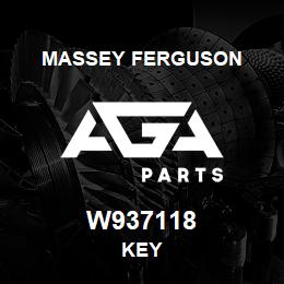 W937118 Massey Ferguson KEY | AGA Parts