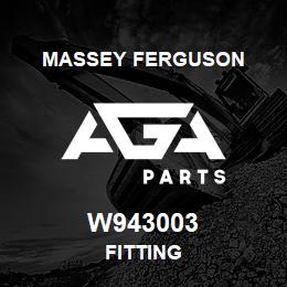 W943003 Massey Ferguson FITTING | AGA Parts