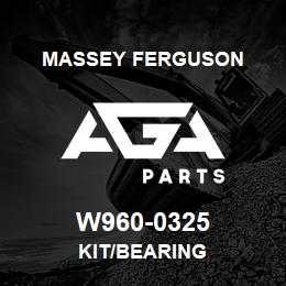 W960-0325 Massey Ferguson KIT/BEARING | AGA Parts