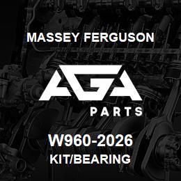 W960-2026 Massey Ferguson KIT/BEARING | AGA Parts