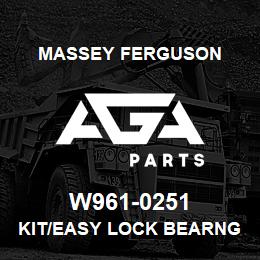 W961-0251 Massey Ferguson KIT/EASY LOCK BEARNG | AGA Parts