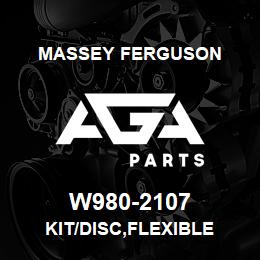 W980-2107 Massey Ferguson KIT/DISC,FLEXIBLE | AGA Parts