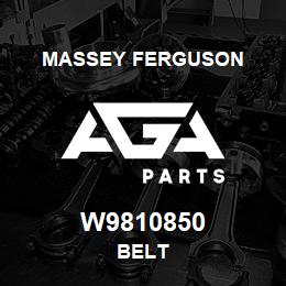 W9810850 Massey Ferguson BELT | AGA Parts