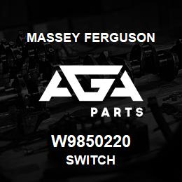 W9850220 Massey Ferguson SWITCH | AGA Parts