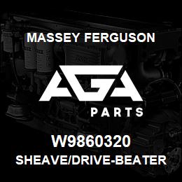 W9860320 Massey Ferguson SHEAVE/DRIVE-BEATER | AGA Parts