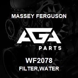 WF2078 Massey Ferguson FILTER,WATER | AGA Parts