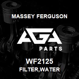 WF2125 Massey Ferguson FILTER,WATER | AGA Parts