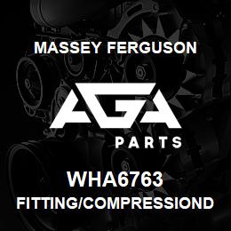 WHA6763 Massey Ferguson FITTING/COMPRESSIONDOUBL | AGA Parts