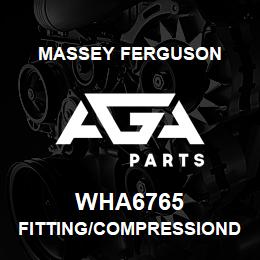 WHA6765 Massey Ferguson FITTING/COMPRESSIONDOUBL | AGA Parts